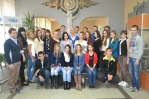 студенты 16 и 26 групп и классный руководитель Шабанова Т.С.