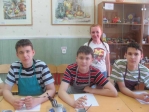 Венгерские школьники на мастер-классе по рисунку