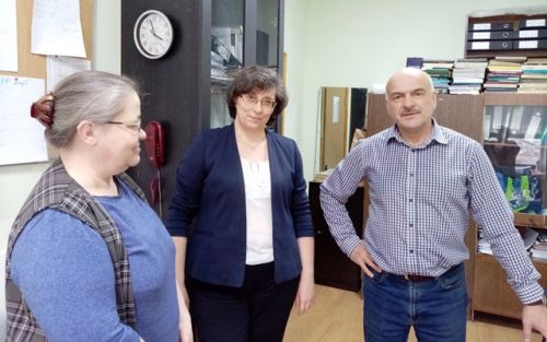 Старший преподаватель Т.А. Промзелёва, заведующий кафедрой доцент Т.А. Дугарская, профессор М.К. Казаков