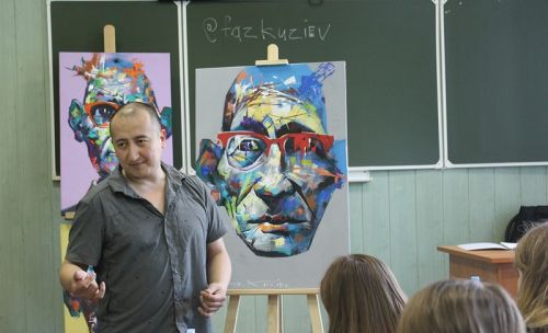 Художник из Узбекистана Фазлиддин Кузиев