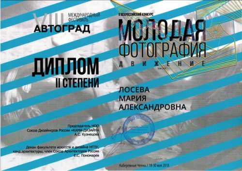 Диплом 2 степени Лосева Мария