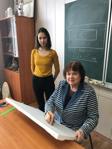 Галина Петровна Московская декан факультета ДПИД, доцент и студентка 2 курса направления подготовки ДПИНП Елизавета Финская