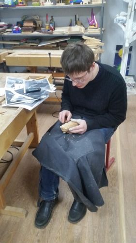 1 Студент группы НХК-БО-14 на производственной практике