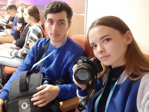 Всероссийский конгресс молодежных медиа студенты 1 курса НХТ-О-19 2019г.