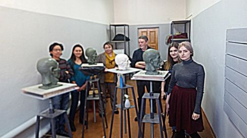 2 Просмотр задания по скульптуре Экорше головы человека