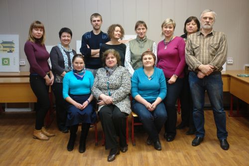 4 курс очно-заочной формы обучения направления ДПИНП и преподаватель дисциплины Г.П. Московская
