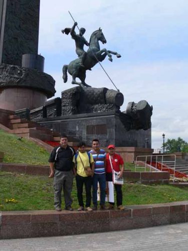 Гости из Сальвадора на Поклонной горе