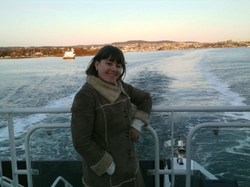 На пароме из Осло в Нессоден. Норвегия. Декабрь 2011