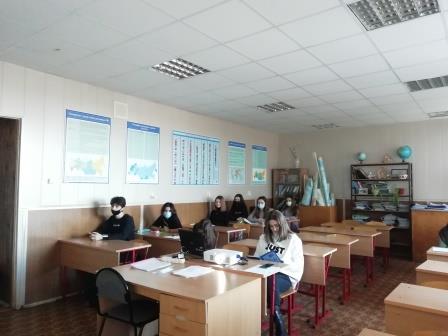 На занятии