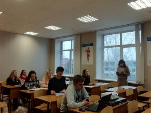 группа ГС-О-17 на защите