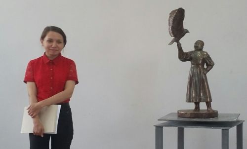 2 Защищается Елена Пшеницина с работой  Соколиная охота