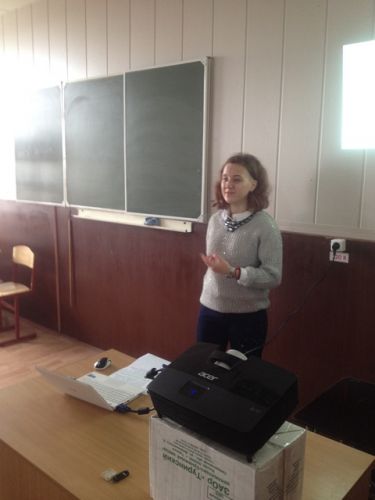 Полина Горжуенко пробует себя в роли преподавателя